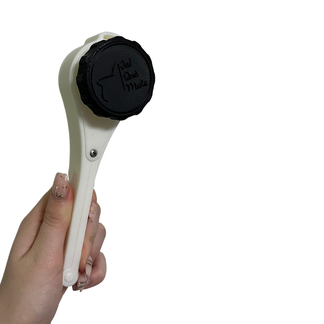 CLIP MATERO CON RELIEVE - CLIP COLOR BLANCO
