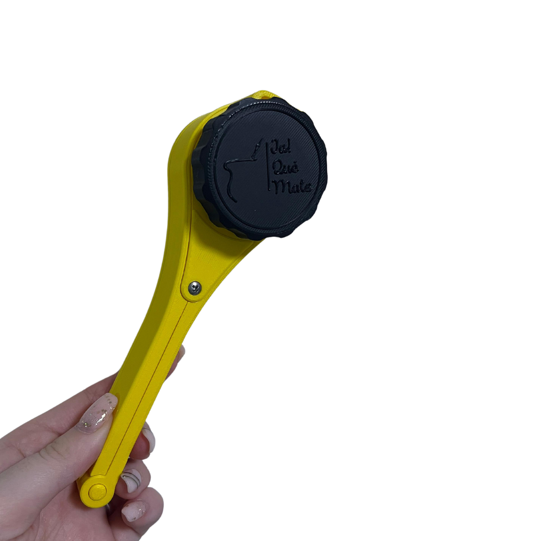 CLIP MATERO CON RELIEVE - CLIP COLOR AMARILLO