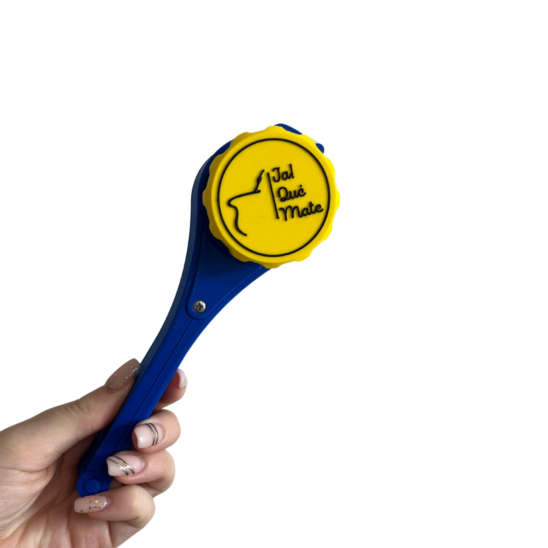 CLIP MATERO CON RELIEVE - CLIP COLOR AZUL