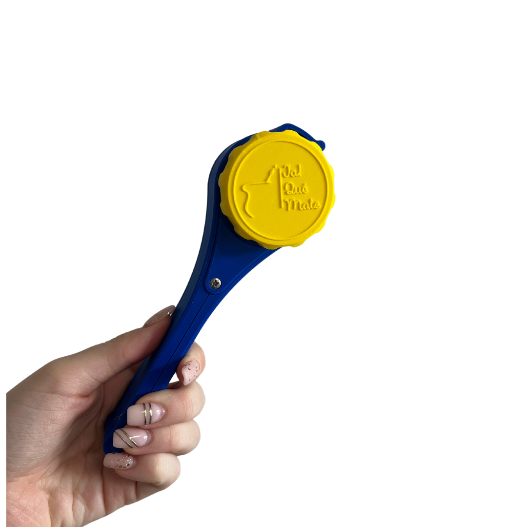 CLIP MATERO CON RELIEVE - CLIP COLOR AZUL