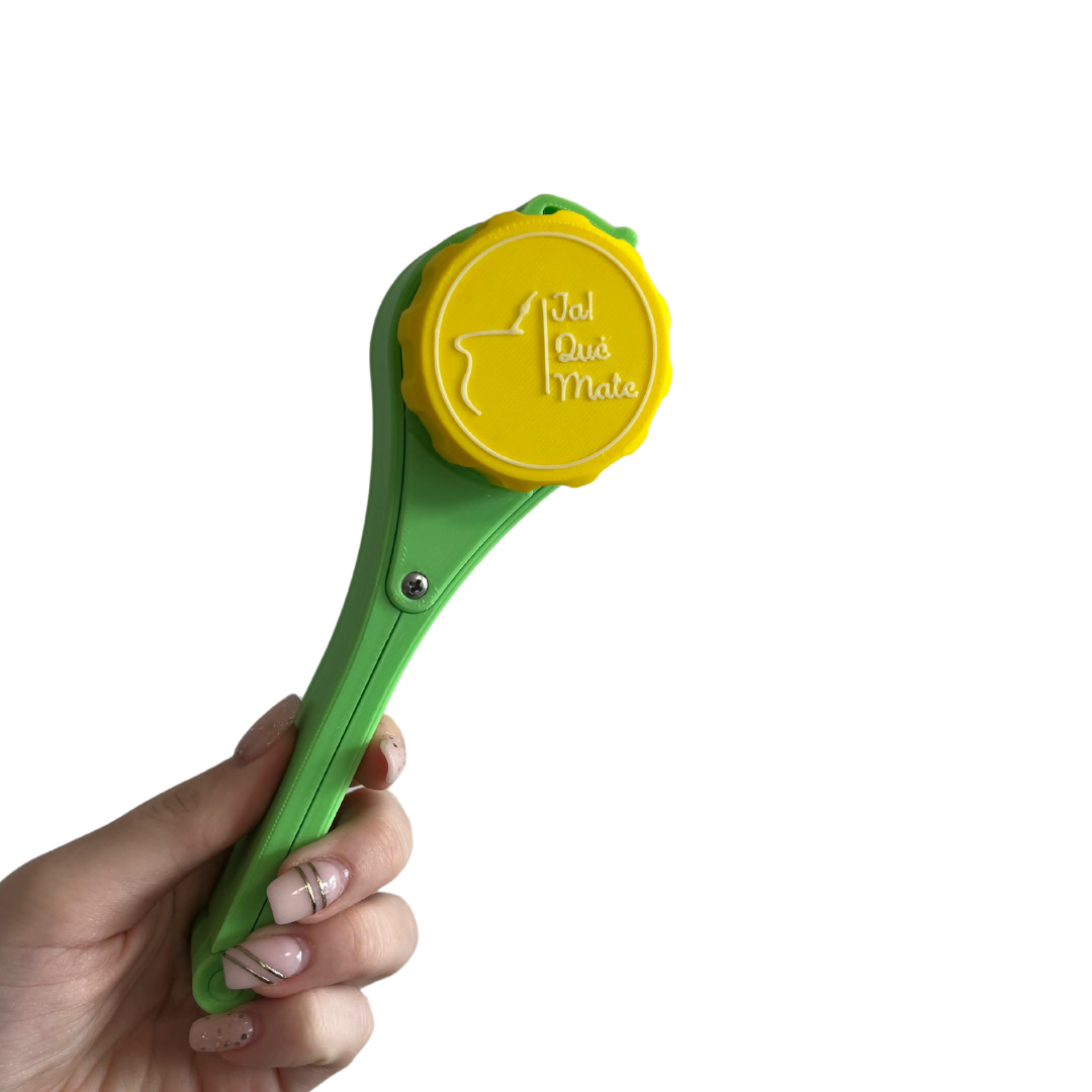 CLIP MATERO CON RELIEVE - CLIP COLOR VERDE