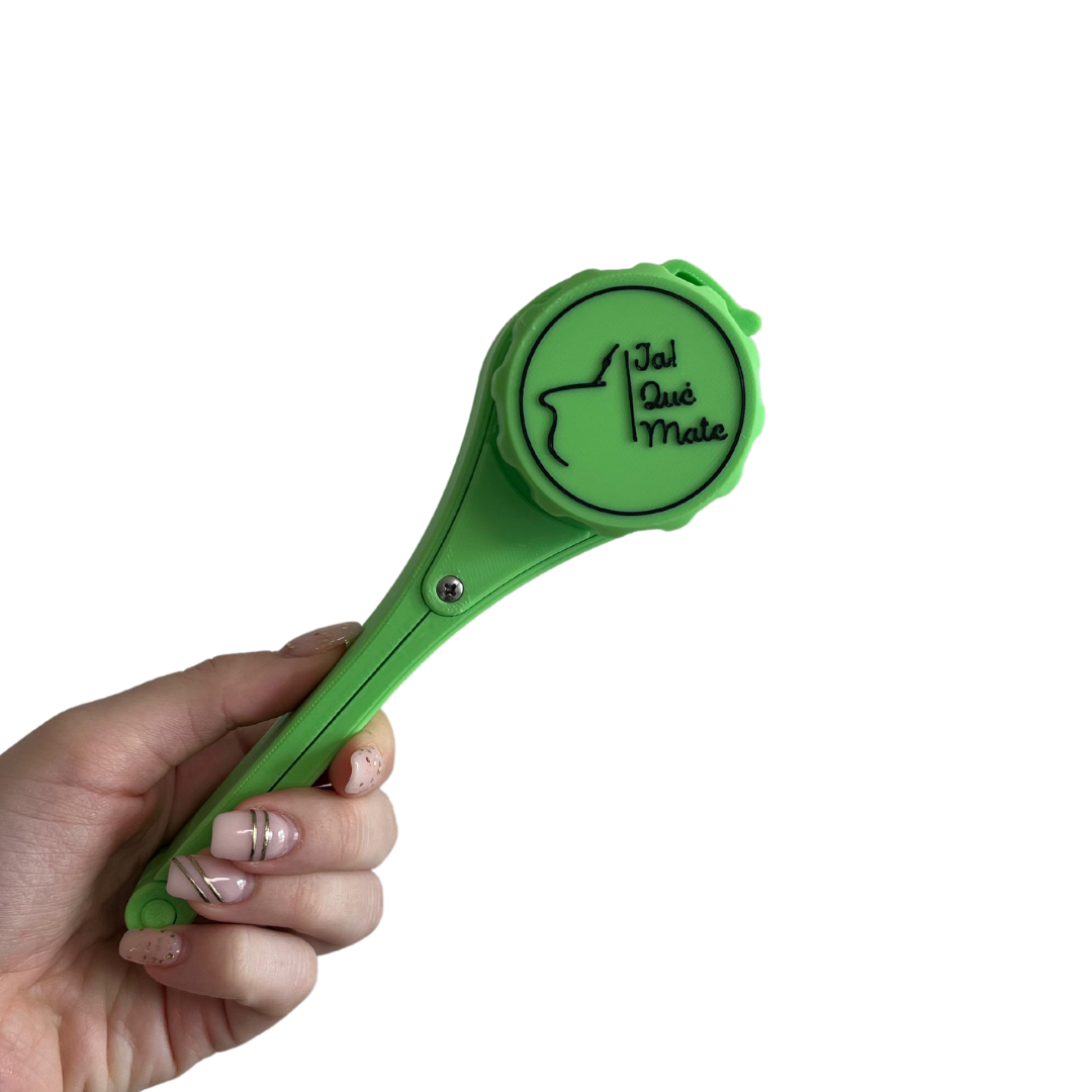 CLIP MATERO CON RELIEVE - CLIP COLOR VERDE