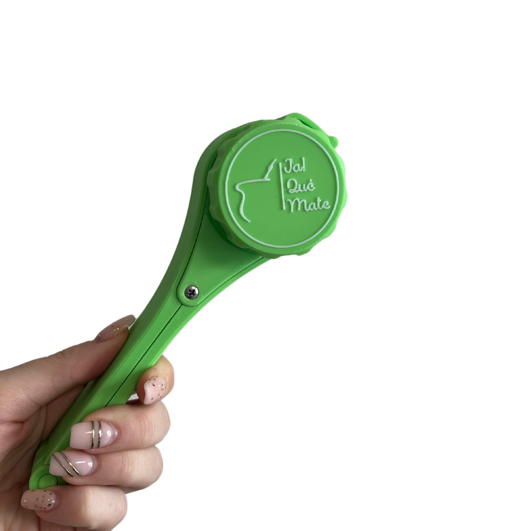 CLIP MATERO CON RELIEVE - CLIP COLOR VERDE