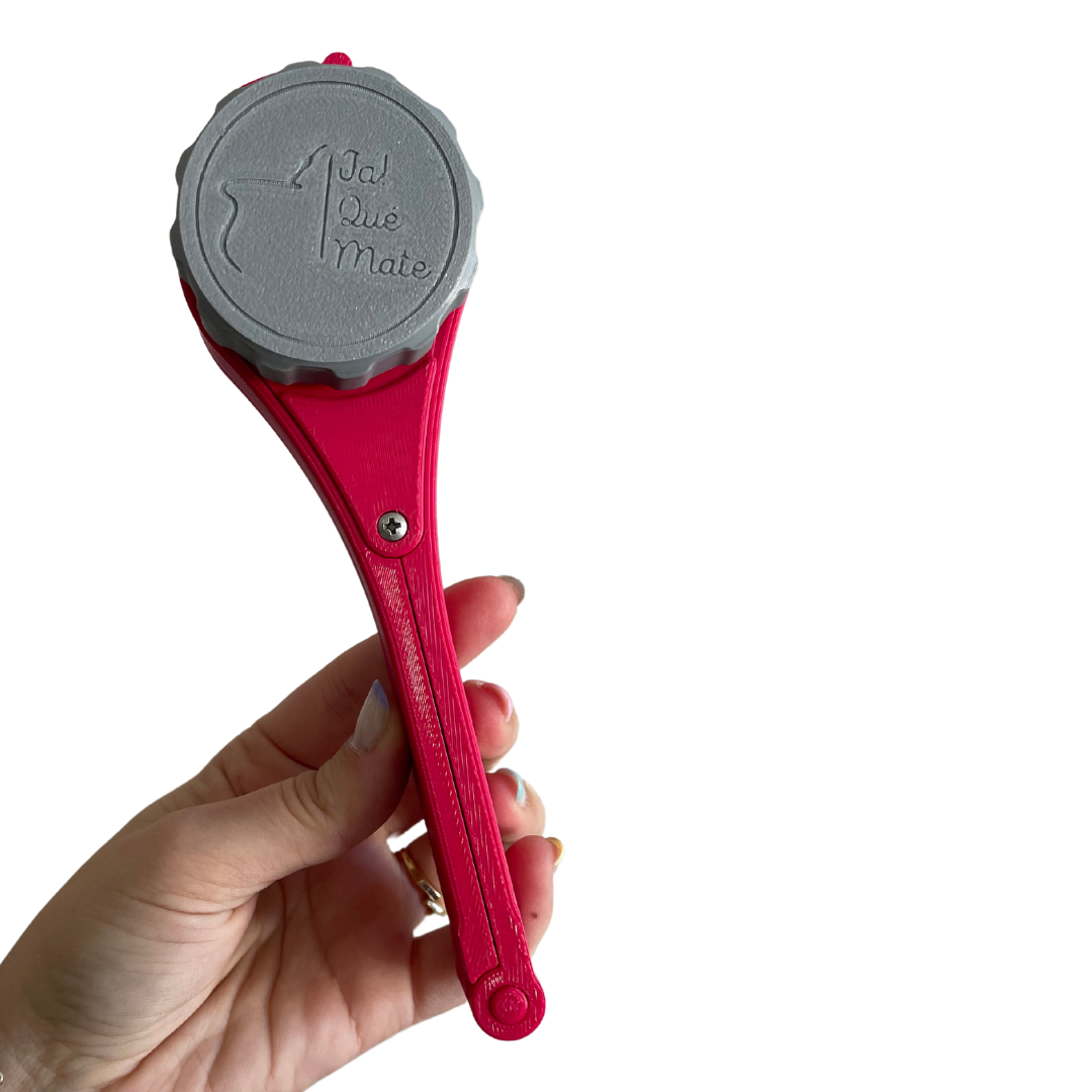 CLIP MATERO CON RELIEVE - CLIP COLOR ROSADO