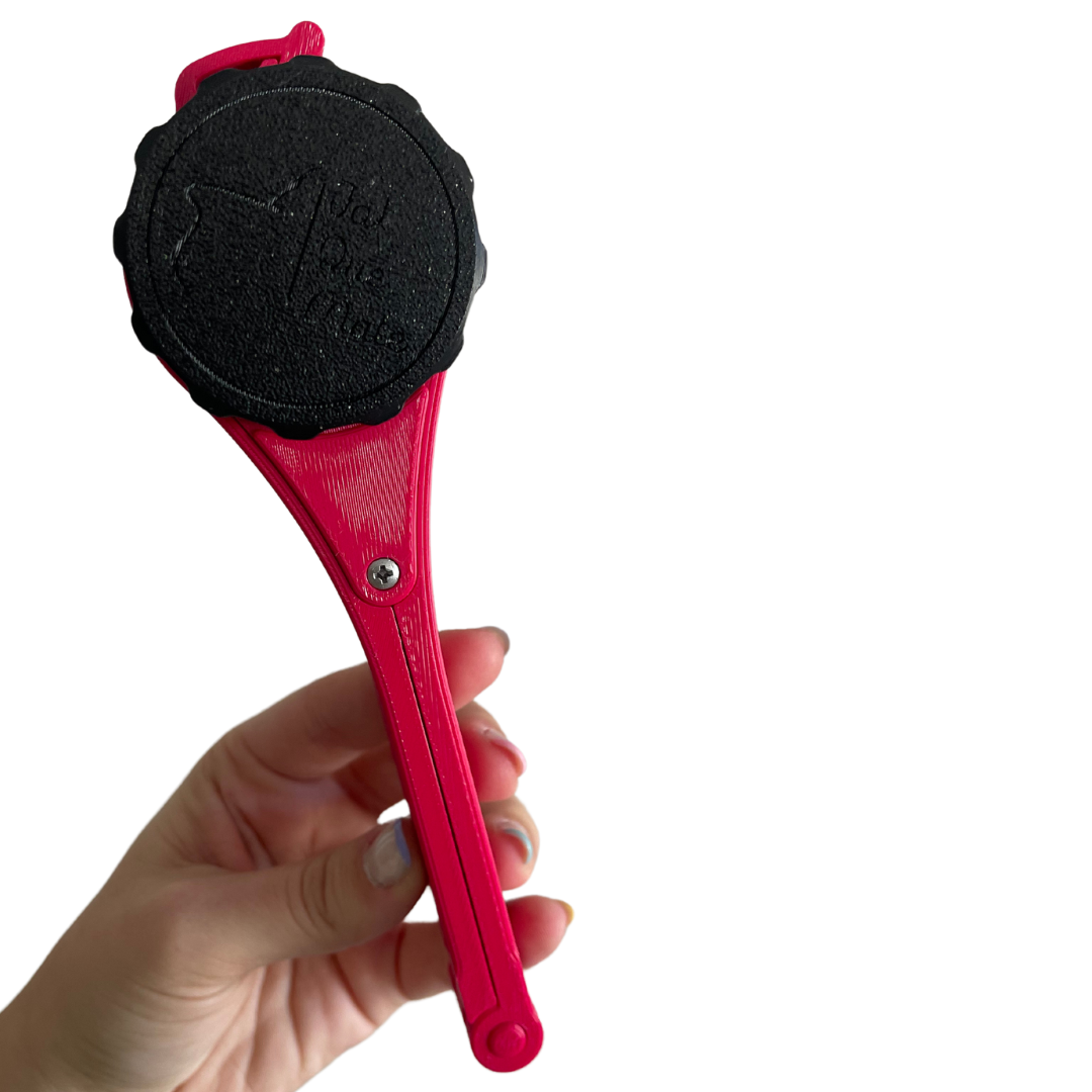CLIP MATERO CON RELIEVE - CLIP COLOR ROSADO