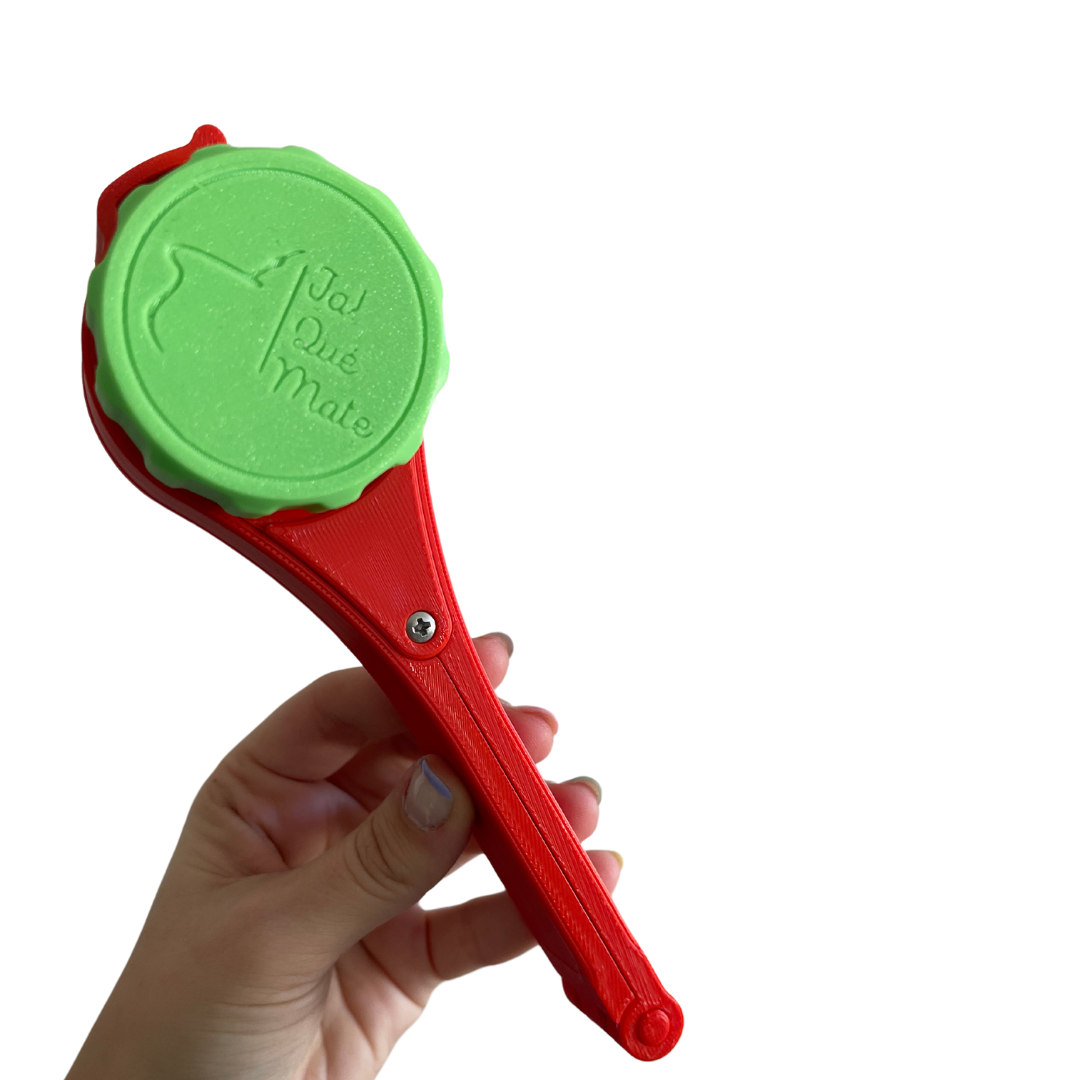 CLIP MATERO CON RELIEVE - CLIP COLOR ROJO
