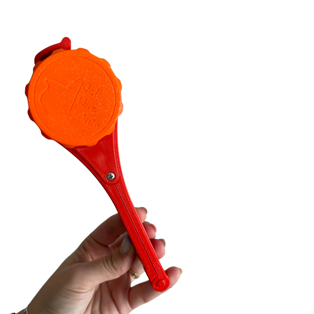 CLIP MATERO CON RELIEVE - CLIP COLOR ROJO
