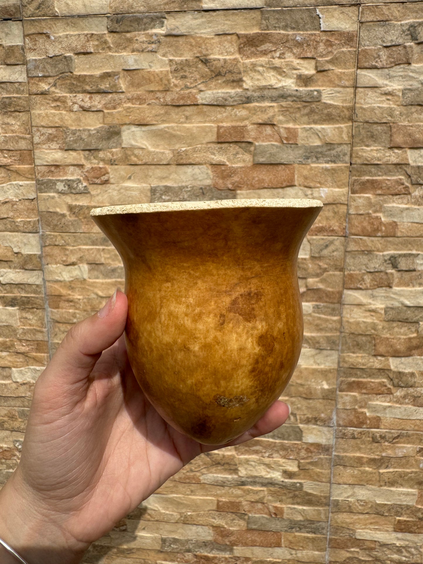 Mate calabaza con vuelo