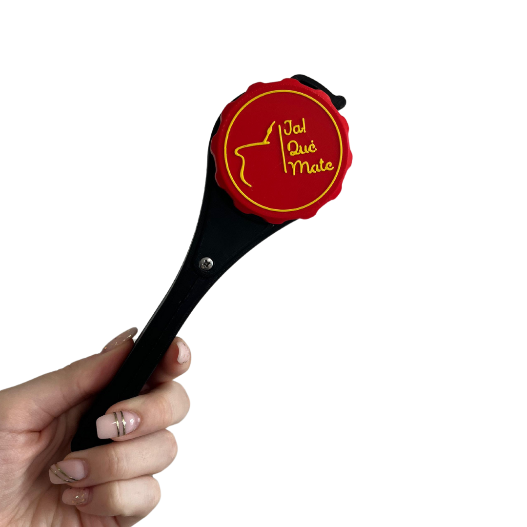 CLIP MATERO CON RELIEVE- CLIP COLOR NEGRO