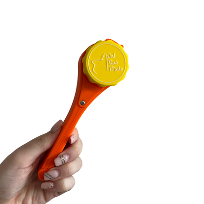 CLIP MATERO CON RELIEVE - CLIP COLOR NARANJA