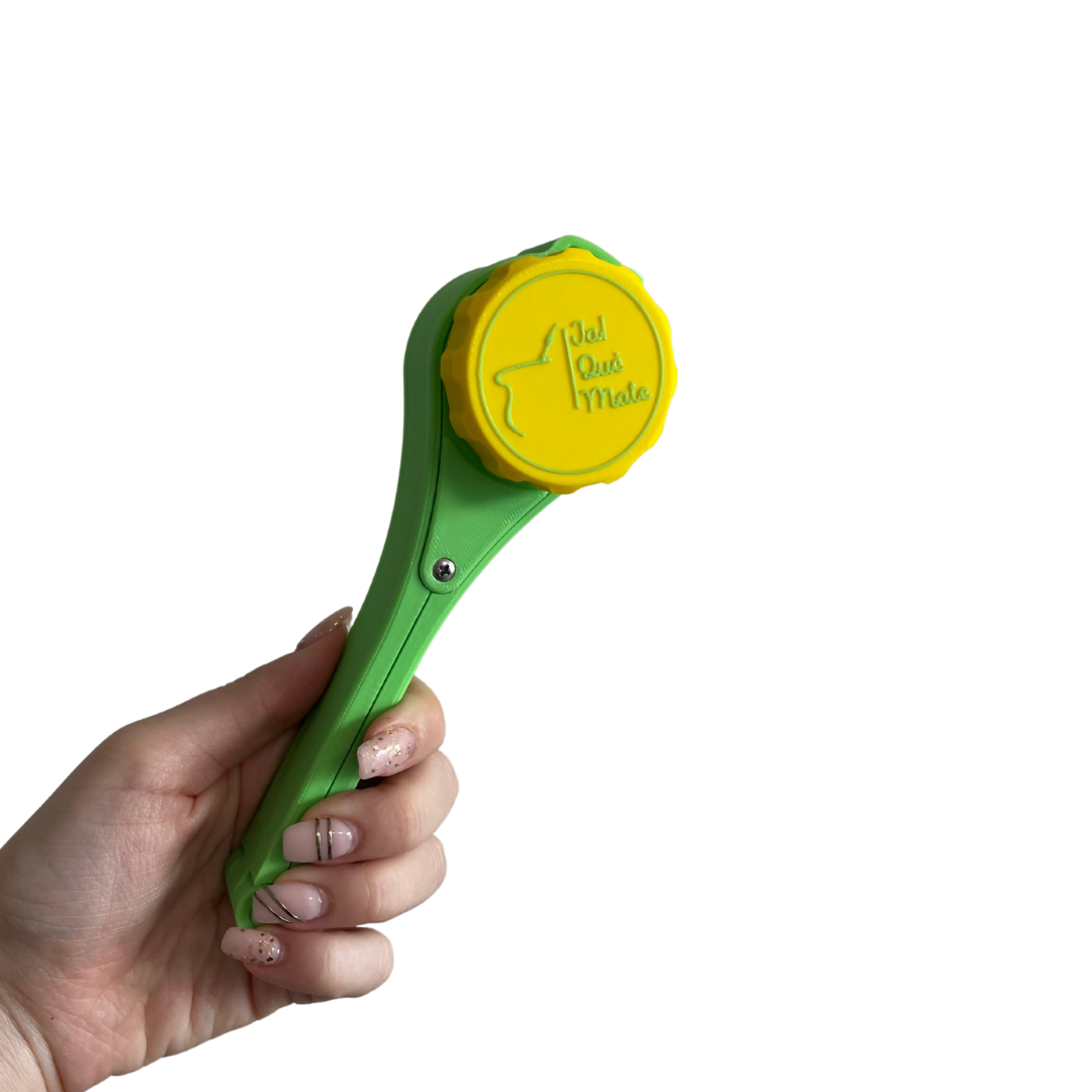 CLIP MATERO CON RELIEVE - CLIP COLOR VERDE