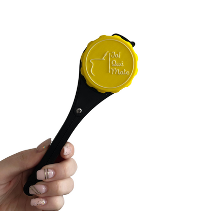 CLIP MATERO CON RELIEVE- CLIP COLOR NEGRO