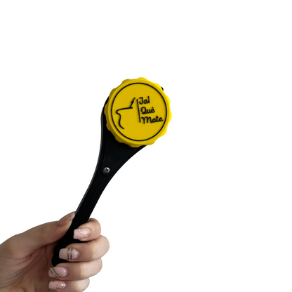 CLIP MATERO CON RELIEVE- CLIP COLOR NEGRO