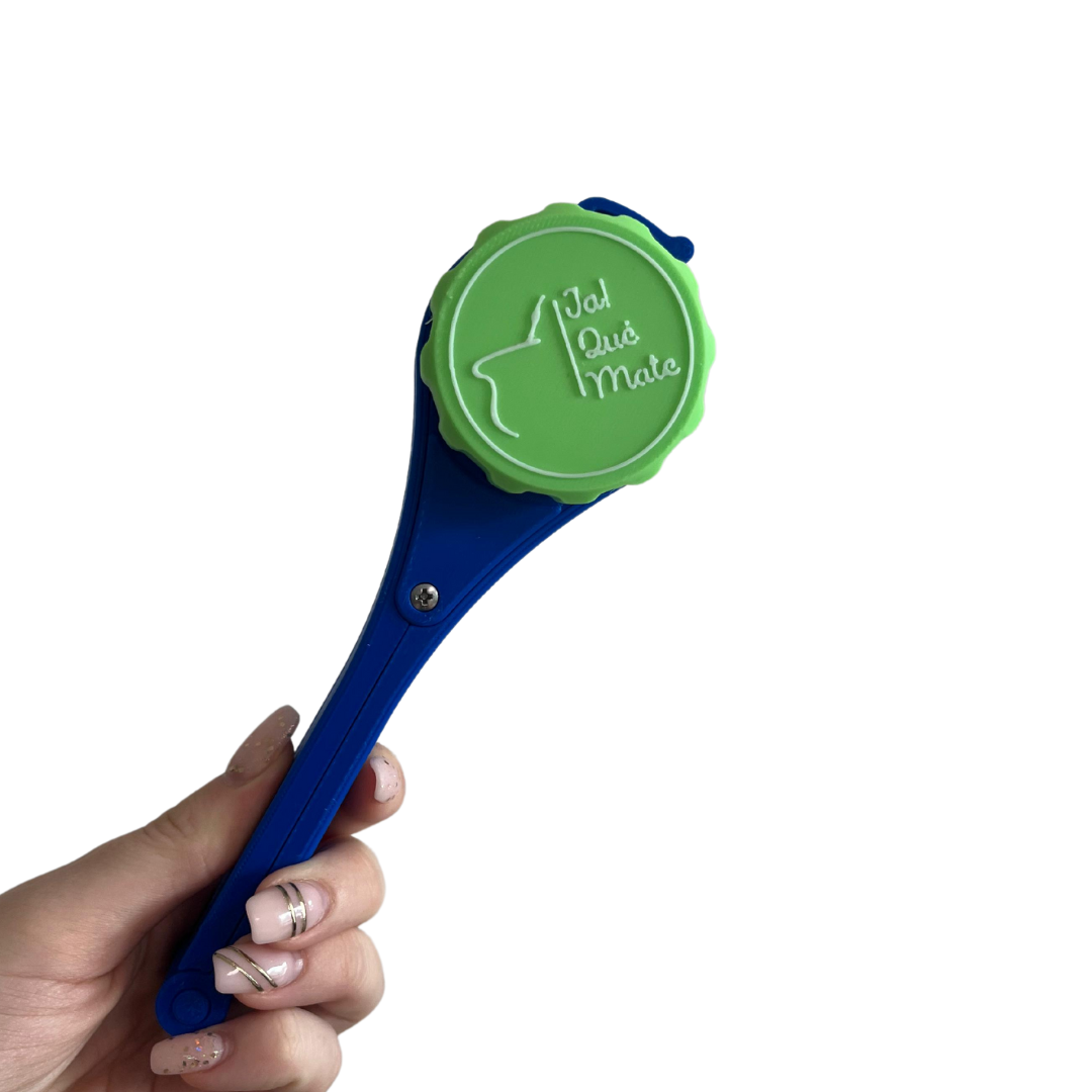 CLIP MATERO CON RELIEVE - CLIP COLOR AZUL
