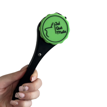 CLIP MATERO CON RELIEVE- CLIP COLOR NEGRO