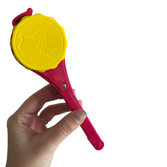 CLIP MATERO CON RELIEVE - CLIP COLOR ROSADO