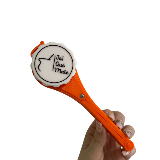 CLIP MATERO CON RELIEVE - CLIP COLOR NARANJA