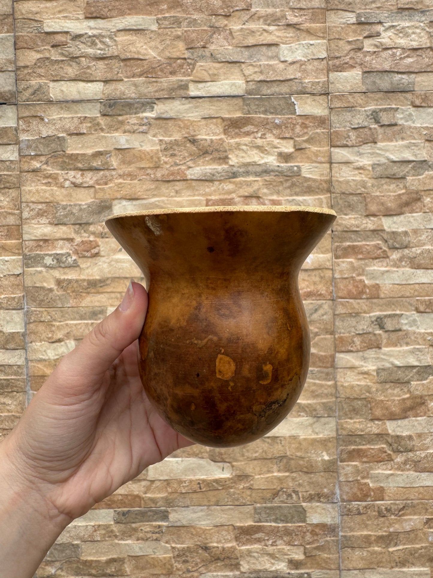 Mate calabaza con vuelo