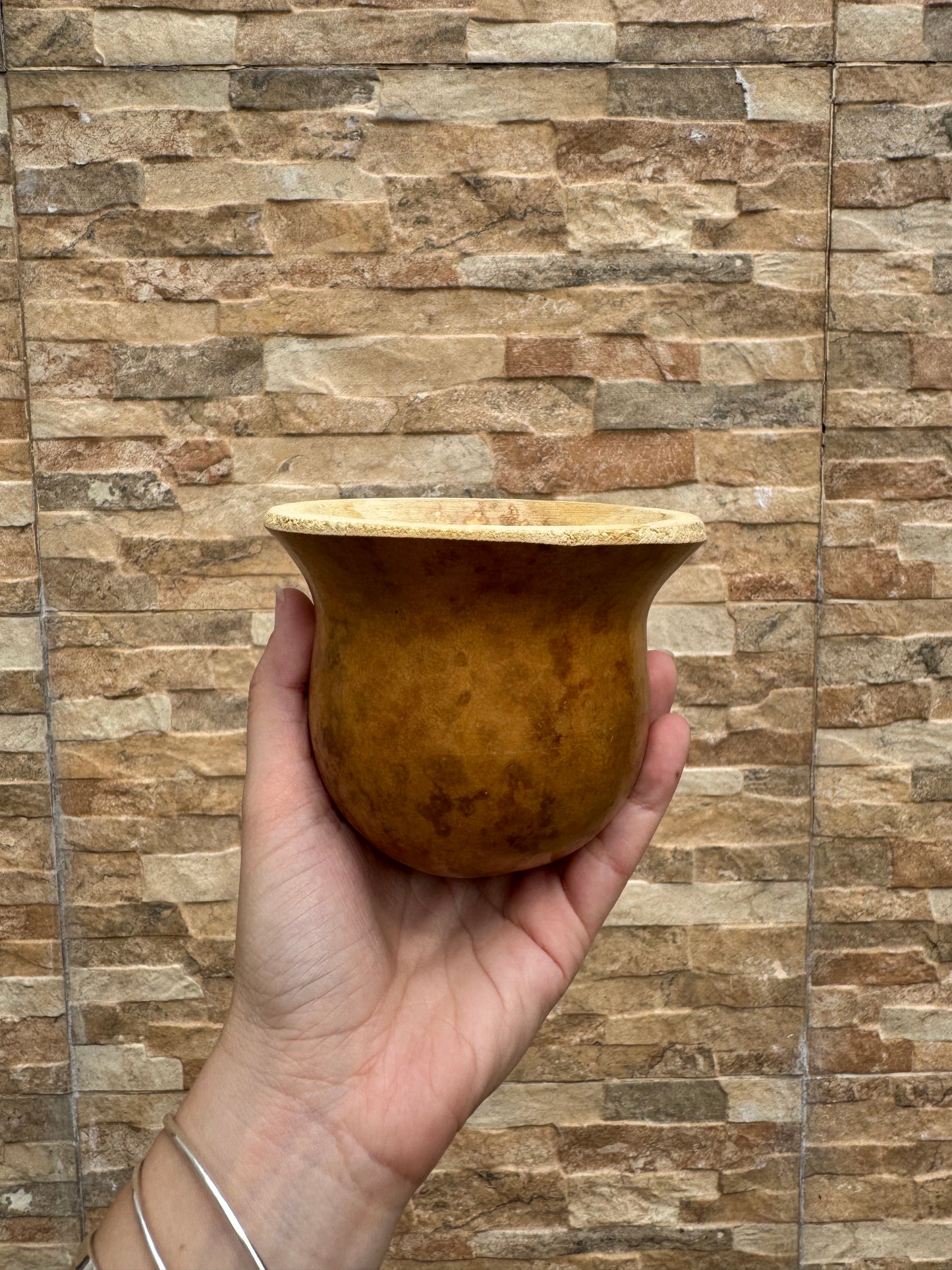 Mate calabaza con vuelo