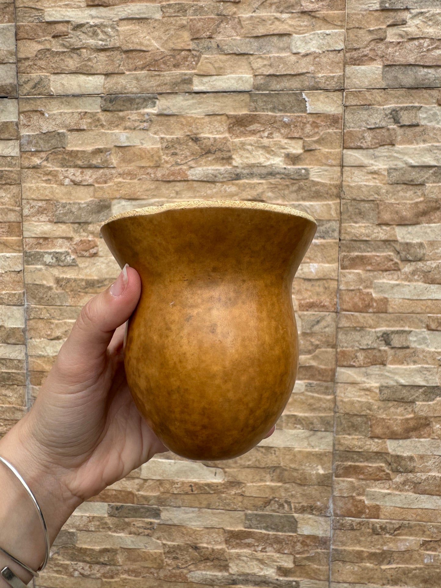 Mate calabaza con vuelo