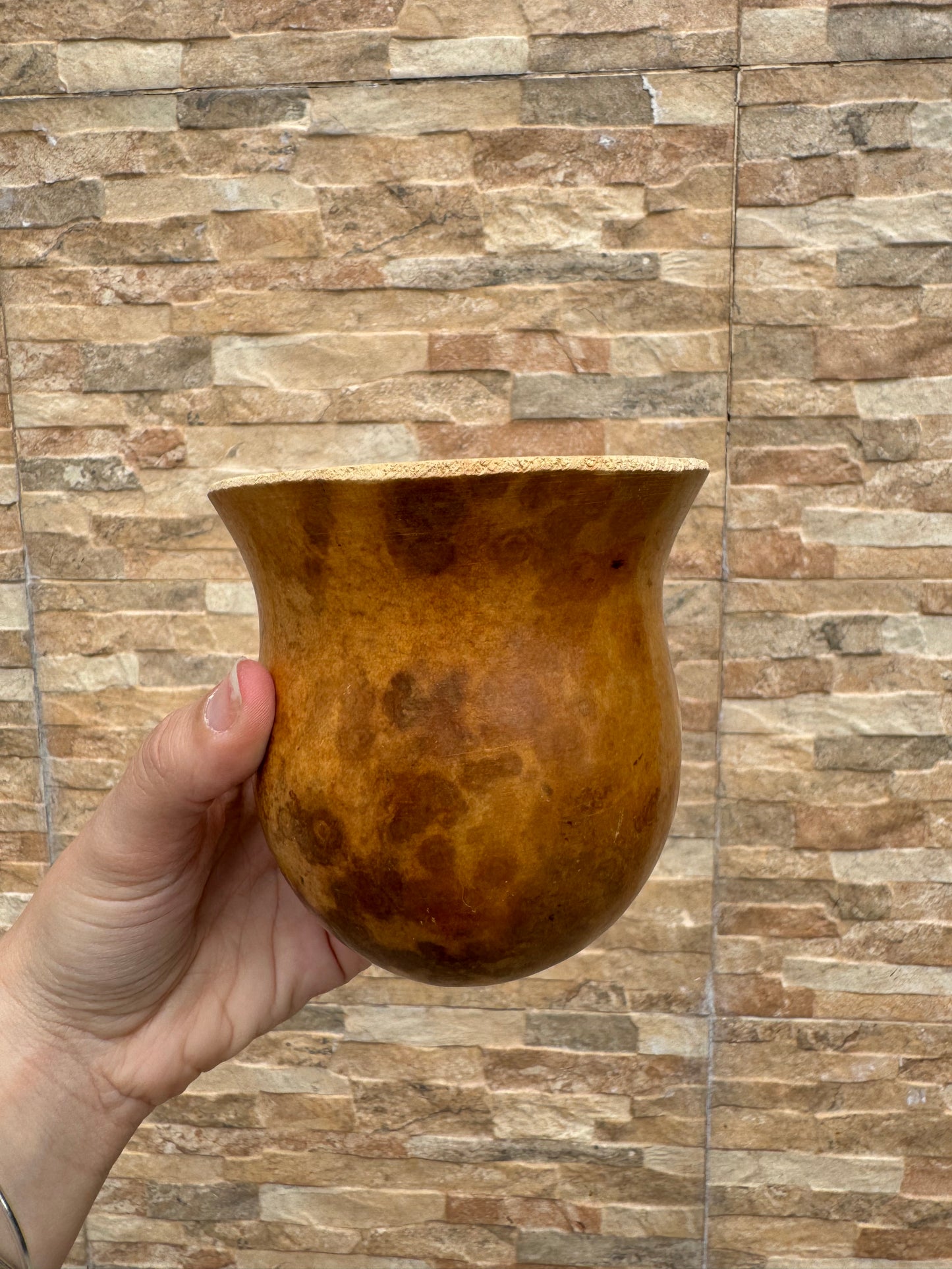 Mate calabaza con vuelo